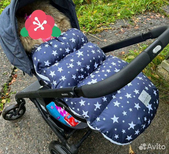 Зимний конверт в коляску Name.Baby.Love 92