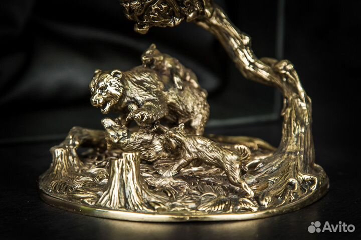 Бокал для коньяка «Охота Элит Медведь»