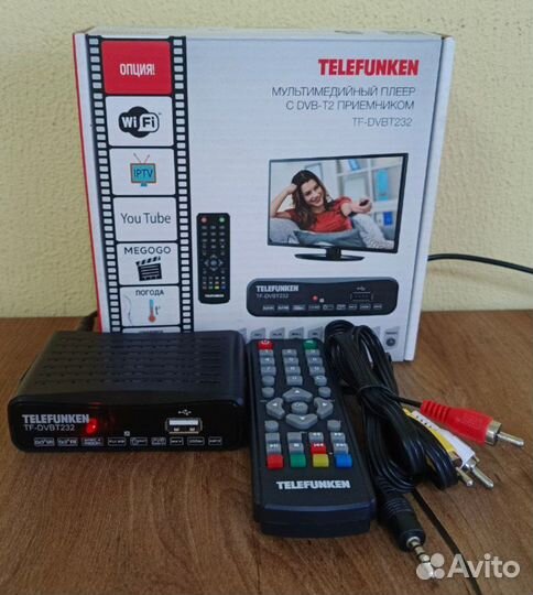 Ресивер DVB-T2 Telefunken TF-dvbt232