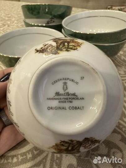 Пиала original cobalt Чехия 