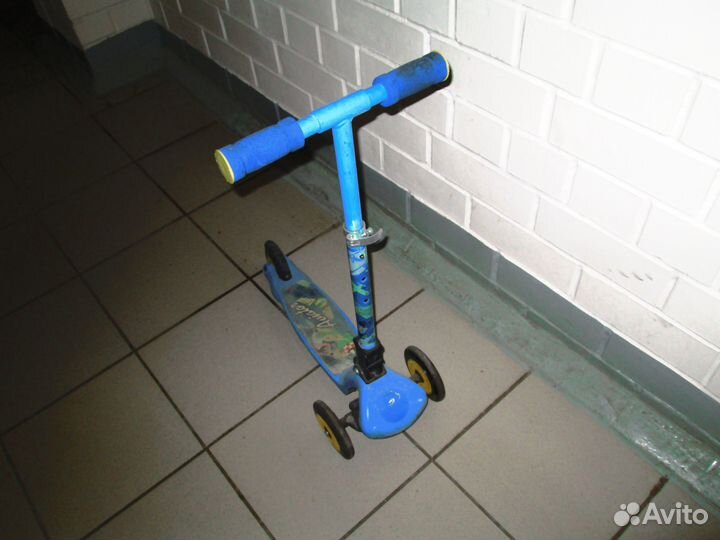 Самокат детский трехколесный бу