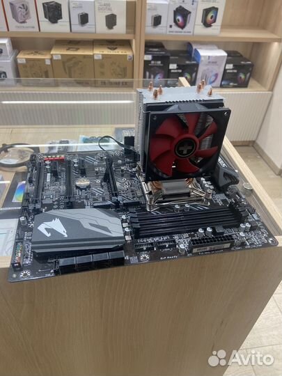 Материнская плата + процессор с куллером