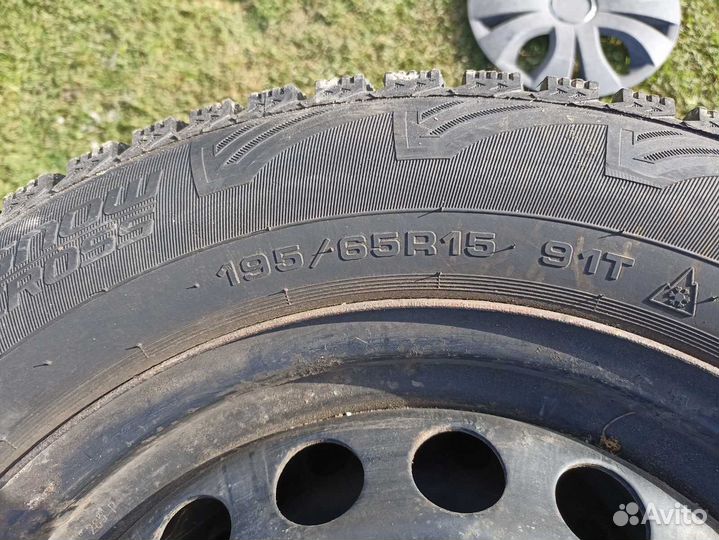 R15 Cordiant Snow Cross 195/65, PCD 5x112 DIA 57.1