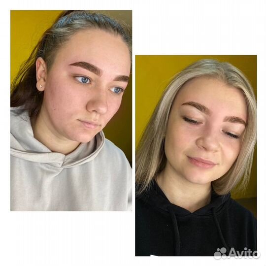 Окрашивание бровей