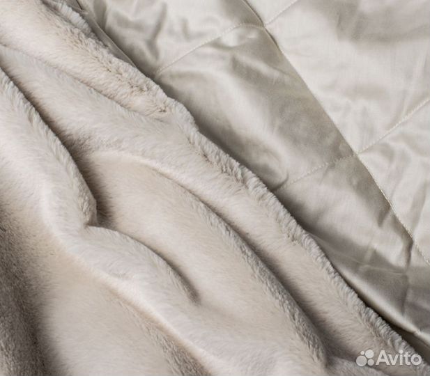 Плед меховой vanilla latte