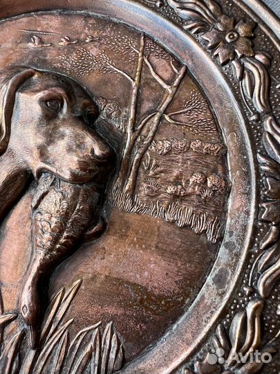 Тарелки медные, декоративные, Италия