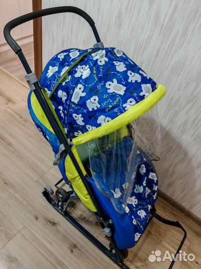 Санки коляска nika kids