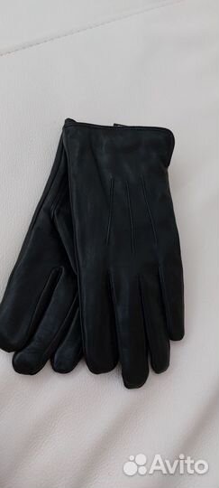 Перчатки муж-е зим-е из кожи козлика наб-я шерсть