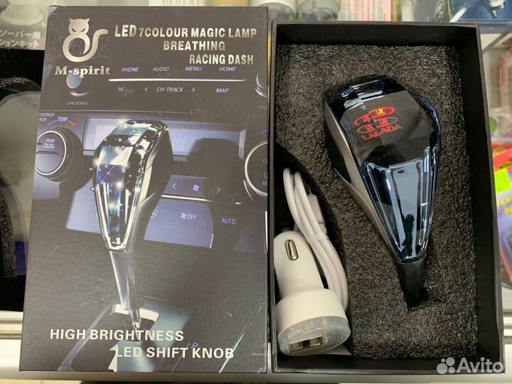 Хрустальная Ручка кпп в стиле BMW на ваз