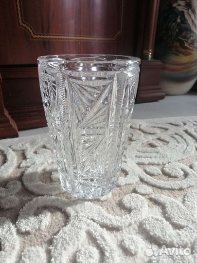 Ваза хрустальная СССР, Чехия