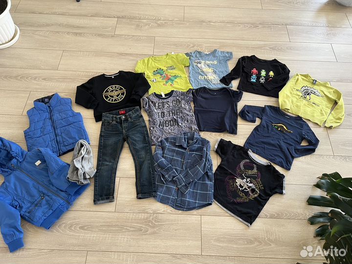 Вещи пакетом на мальчика 98 104