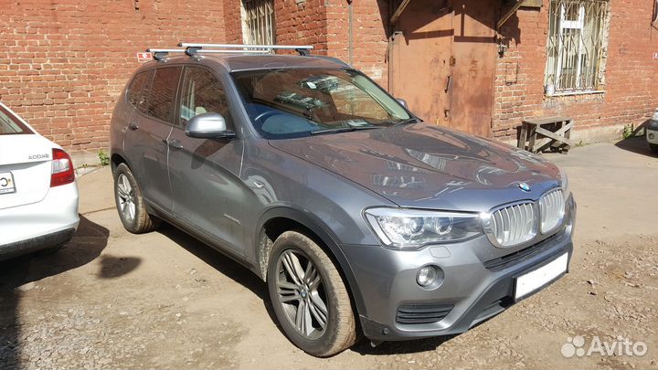 Багажник BMW X3 с 2010 на интегрированные рейлинги