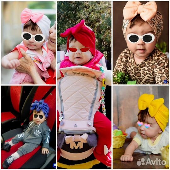 Чалма тюрбан шапочка для новорождённых