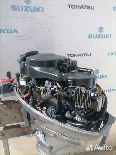 Yamaha F25, нога S, румпель, два стартера