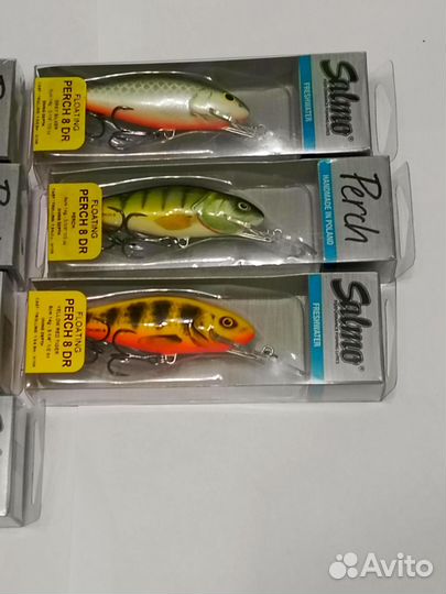 Воблеры Salmo комплект Perch 8 DR