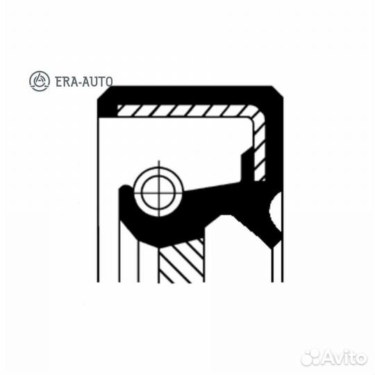 Corteco 19026115B Сальник коленвала перед. 38x50x7
