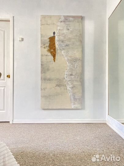 Факрутная картина абстракция пляж 180*80