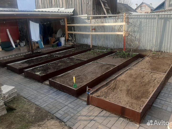 Грядки металлические