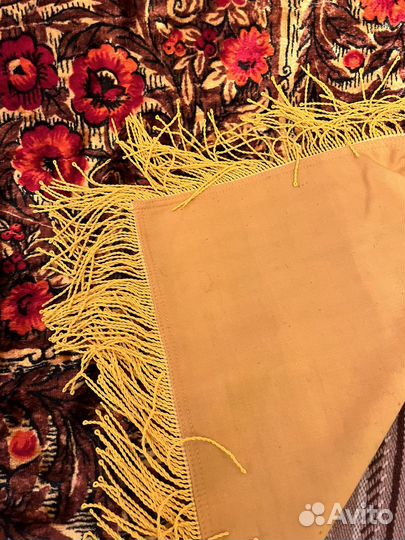 Плюшевая скатерть СССР