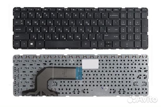 Клавиатура HP Pavilion 15-e 15-g 15-n черная с рам