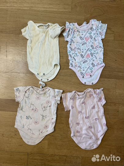 Боди для девочки 56 пакетом