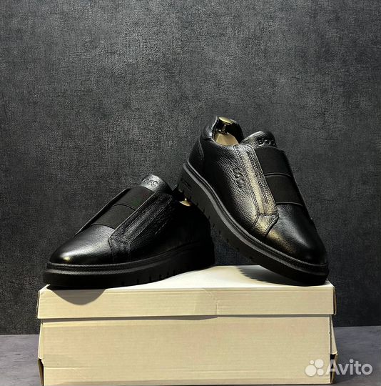 Кроссовки мужские зимние натуральная кожа