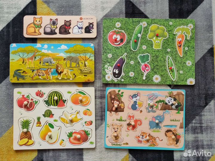 Рамки вкладыши пакетом Монтессори