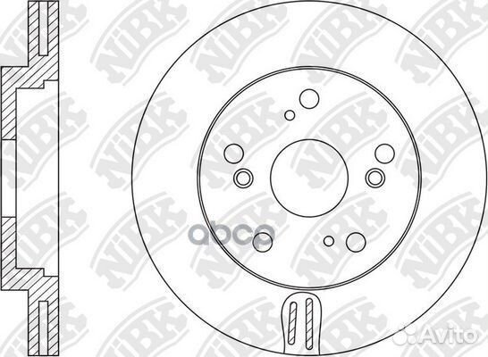 Диск тормозной honda civic 12- 1.8