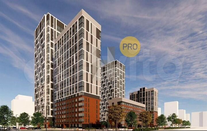 2-к. квартира, 54,8 м², 12/15 эт.