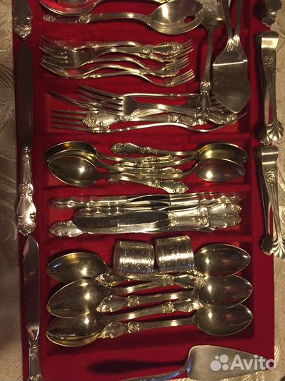 Столовые приборы из мельхиора Кольчугино новые