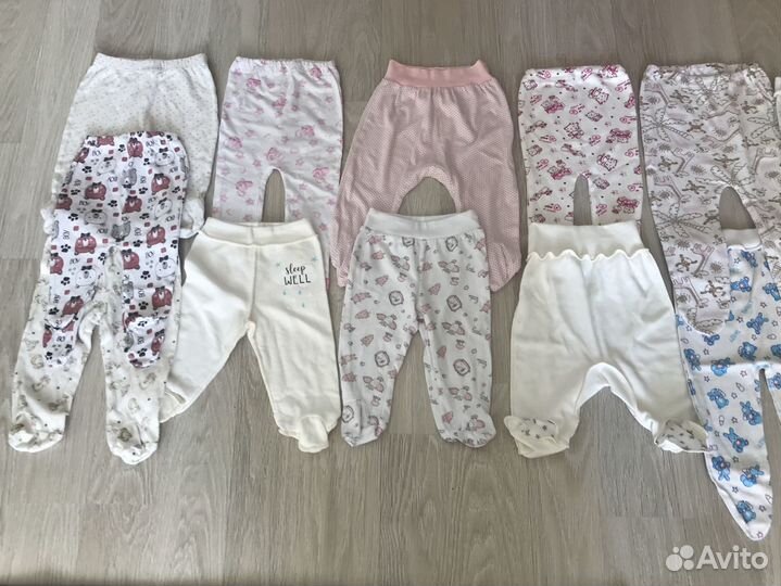 Детские вещи пакетом для девочек 0-9