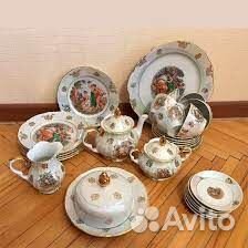 Сервиз мадонна столовый и чайный гд