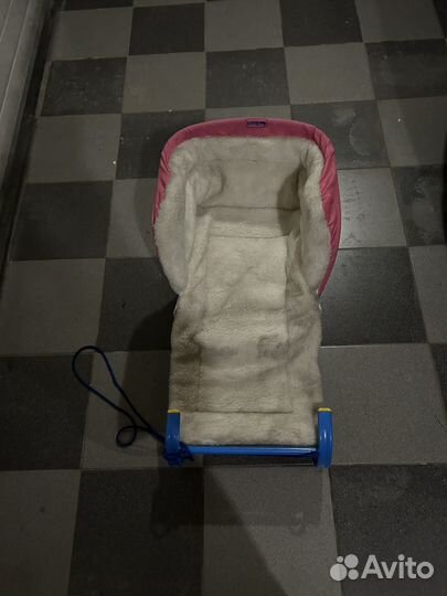 Санки-салазки с колесиками