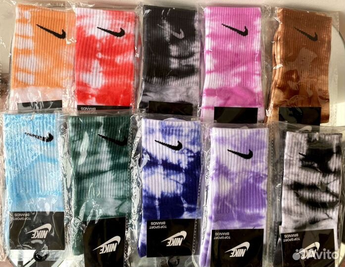 Носки Nike Tie Dye