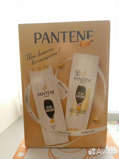 Pantene Подарочный набор Шампунь Густые и крепкие