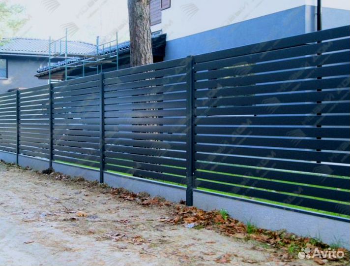 Забор Ранчо металлический