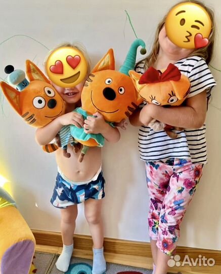 Мягкие игрушки 3 кота