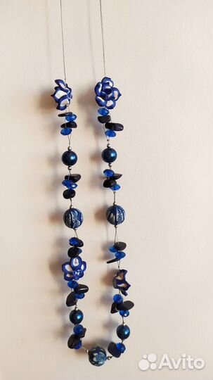 Бусы ассорти из натуральных и искуственных камней