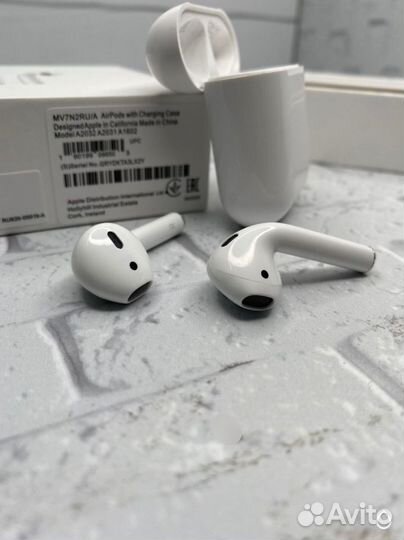 Беспроводные наушники apple airpods 2