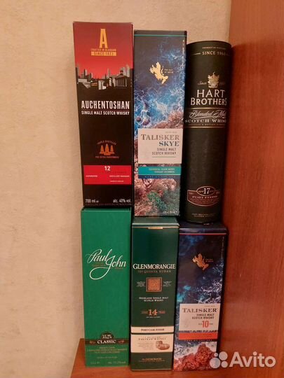 Тубусы, бутылки, коробки от элитного алкоголя