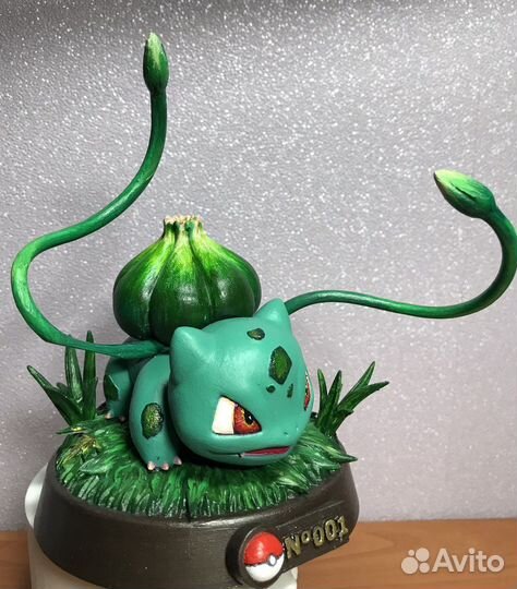 Бульбазавр Bulbasaur № 0001 покемон из экосмолы