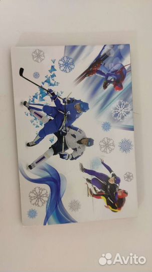 Набор из 4-х монет и 1-ой банкноты Сочи 2014