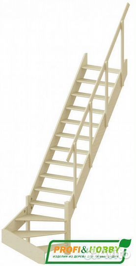 Деревянная лестница лс-14м