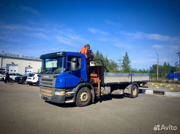 Scania P230 с КМУ, 2007