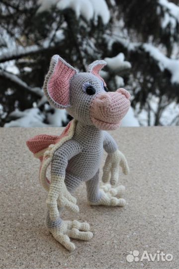 Дракончик символ года мягкая игрушка ручная работа