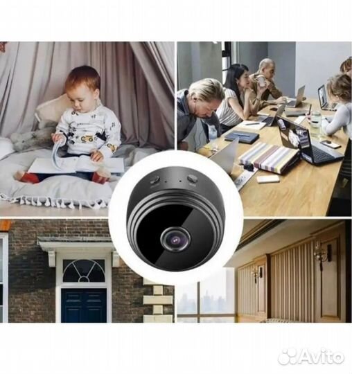 Камера видеонаблюдения wifi мини