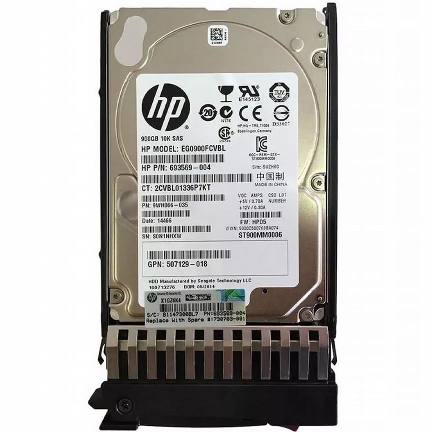 [713943-001] Жесткий Диск Hp Eg0900fcvbl 900gb Sas 2,5" Hdd 713943-001