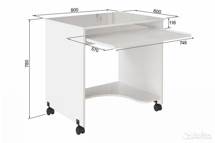 Стол компьютерный ск-04