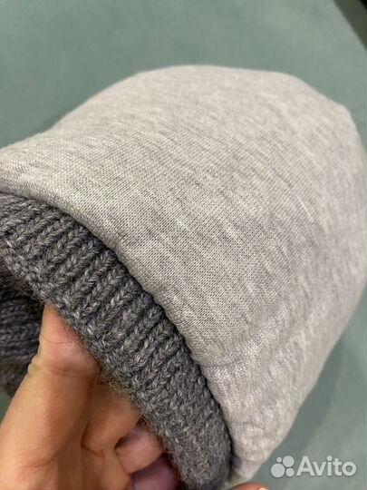Шапка детская зимняя со снудом