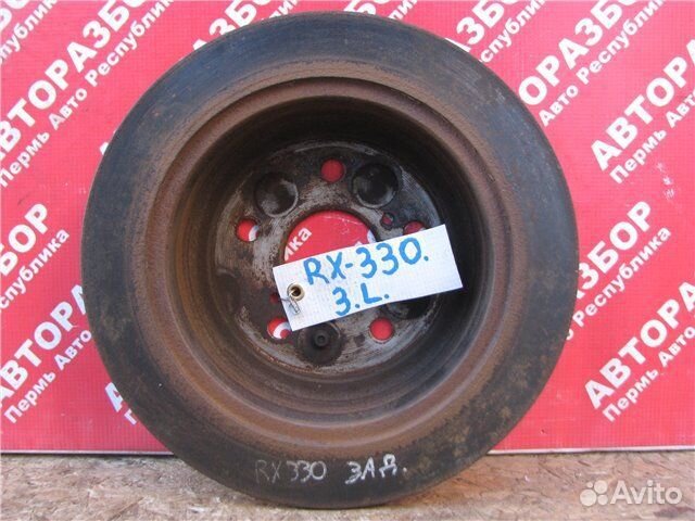 Диск тормозной задний левый Lexus Rx 330 3mzfe